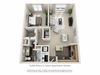 Beds: 1, Baths: 1, SQFT: 792-796, City View